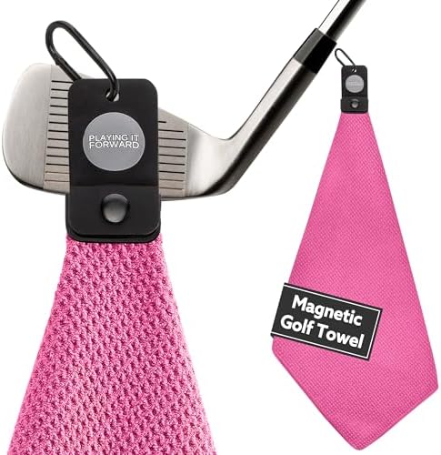 Magnetic Golf Towels for Golf Bags by PlayingItForward