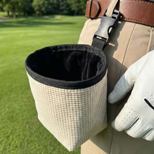 Cleaning Pouches with Waterproof Liner Detachable Clip Machine Washable Golf - Image 2
