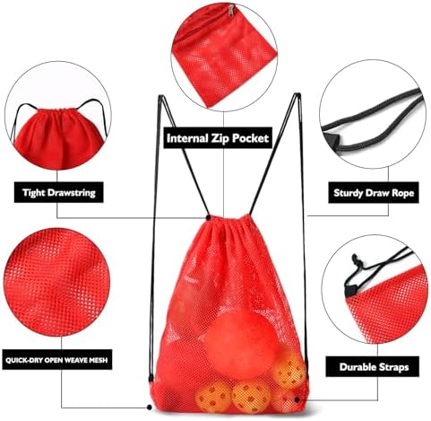 GSE Mesh Drawstring Backpack Bag - Image 3