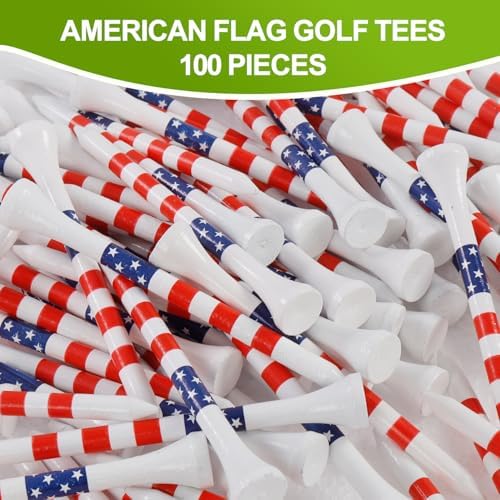 Golf Tees 3-1/4" Durable Bamboo Tees 100 Pack, Friendly Biodegradable Material - Image 6