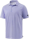 Obla Men's Golf Shirt Short Sleeve Dry Fit Collared Polo Shirts by OBLA