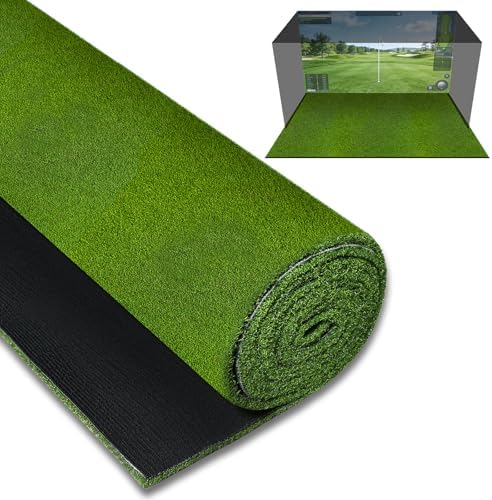 Golf Simulator Turf Mat, 0.6in Golf Practice Mat Artificial Grass Turf Lawn by WICTTISPOSI