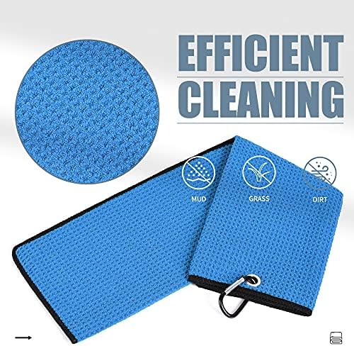 Mile High Life Tri-fold Golf Towel | 16" X 24" | Premium Microfiber Fabric | - Image 3