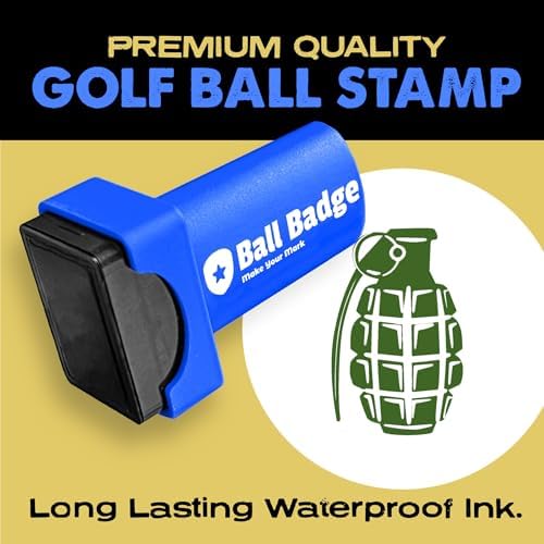 Ball Badge Golf Ball Stamp, Icon Series Self-Inking Ball Marker - Image 2