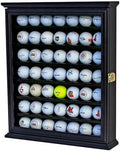 DisplayGifts 49 Golf Ball Display Case Cabinet Wall Rack Holder Frame by Display+Accessories