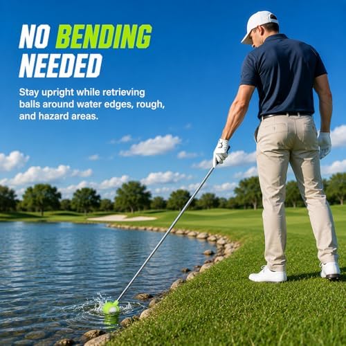 Golf Ball Retriever 9Ft/12Ft/14.5Ft/16.3Ft/20Ft Golf Ball Retriever - Image 5