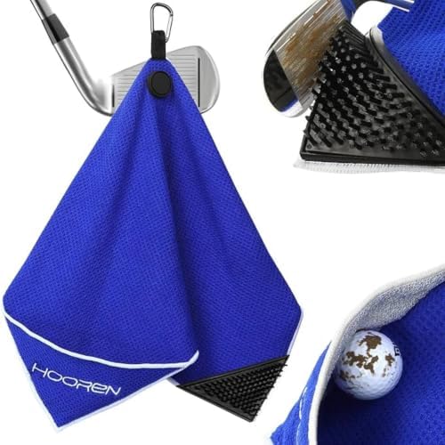 Magnetic Golf Towel, 4-in-1 Golf Club Cleaning Kit by Unknown