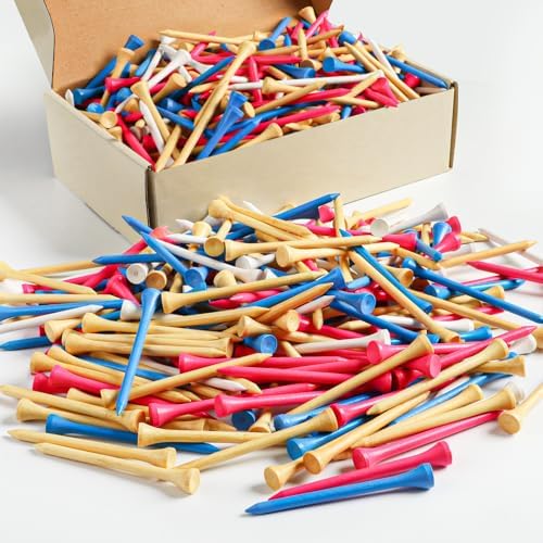 FINGER TEN Golf Tees Wood Bulk by FINGERTENSport
