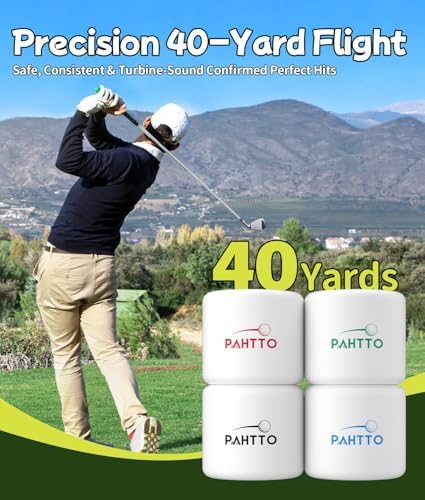 PAHTTO Practice Golf Balls – Realistic Feel and Lightweight - Image 3