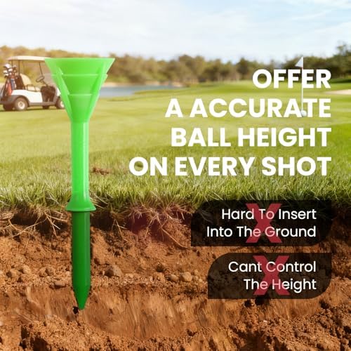Unbreakable Plastic Golf Tees 3 1/4 Inch 20/40 Pack - Image 5