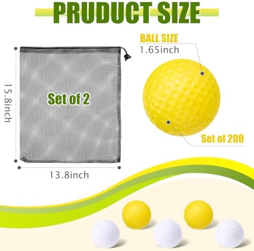 200 Pcs Foam Golf Practice Balls Bulk - Image 6
