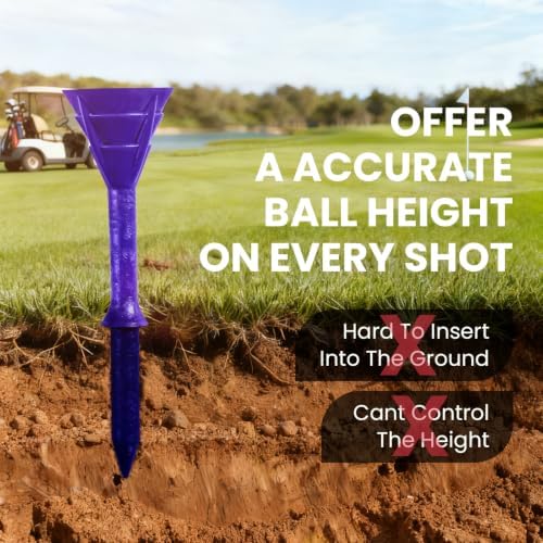 FINGER TEN Golf Tees Plastic 3 1/4 Inch 12/24/60 Pack - Image 4