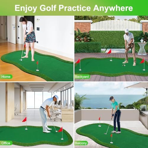 Golf Putting Green, Large Golf Putting Mat - Image 7