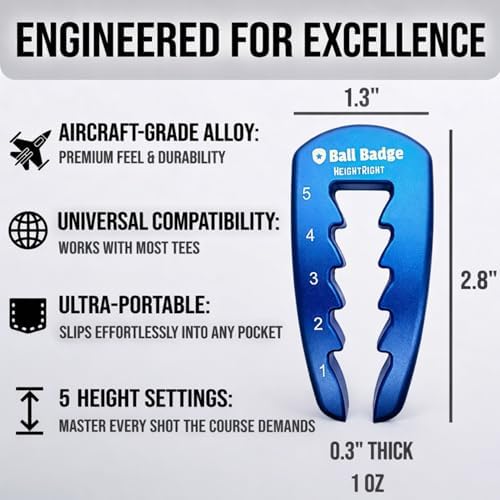 HeightRight Adjustable Golf Tee Height Tool - Image 6