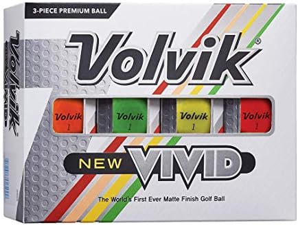 Volvik NEW Vivid 3-Piece High Visibility Premium Matte Finish Color Golf Balls - Image 6