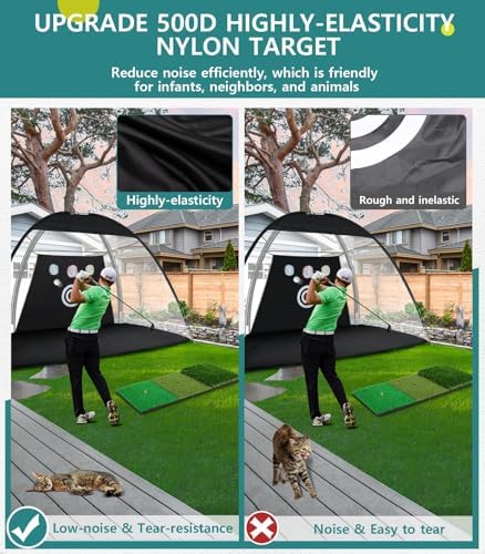 Golf Net: 10x7FT Golf Practice Net - Image 3