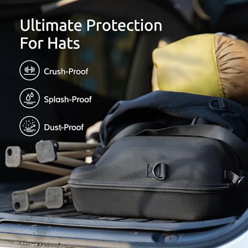 OZUECCR Hard Hat Travel Case for Baseball Caps, Holds 6 Caps - Image 5