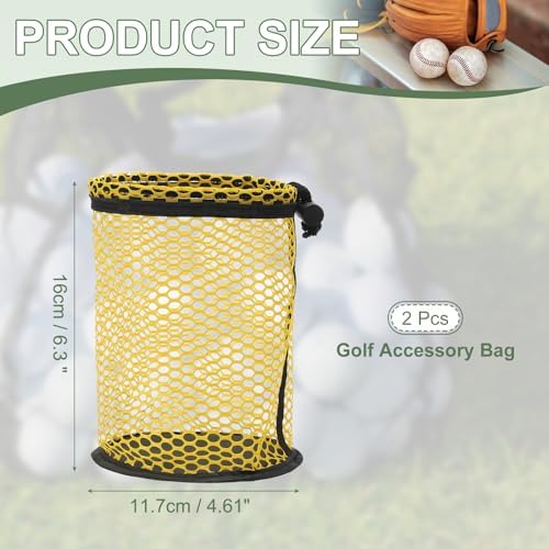 Golf Ball Storage Bag Nylon Mesh Golf Pouch - Image 2