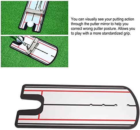 Golf Putting Practice Mirror Aid, Posture Correction Trainer, Acrylic Alignment - Image 3