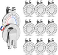 FINGER TEN Golf Hat Clip Magnetic Silver Set 3/6/9/12 Pack by FINGERTENSport