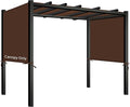 17x6.8 Ft Universal Pergola Replacement Canopy, Outdoor Canopy Shade Cover | by TNGAN