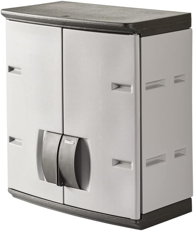 Rubbermaid Wall Mounted Storage Cabinet by Unknown