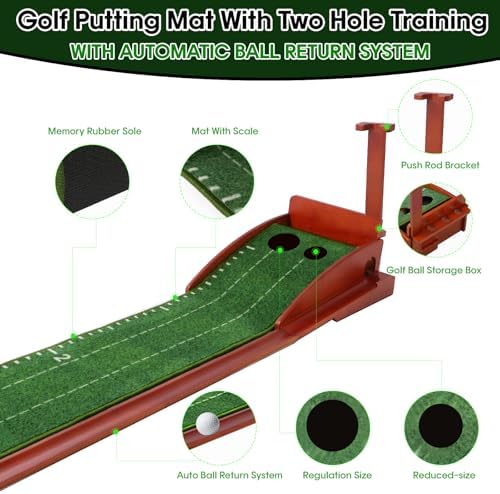Putting Green Indoor, Golf Putting Mat - Image 5