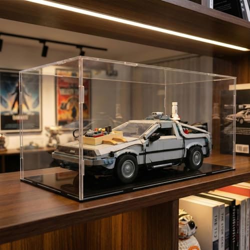Acrylic Display Case for LEGO 10300 Back to the Future Time Machine, 15.7" x - Image 3