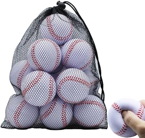Magicorange Foam Baseballs, 12/24 Ball Pack Practice Training Baseballs by Magicorange