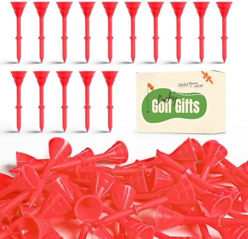FINGER TEN Unbreakable Golf Tees Plastic 3 1/4 inch 50/100 Pack by FINGERTENSport