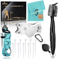 15 Pcs Golf Accessories Kit, Includes Cleaner Brush Towel Tees Golf Ball Bag by Wynaura