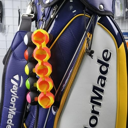 Colorful Golf Ball Holder Golf Balls Silicone Pouch Golf Ball Case Portable - Image 4