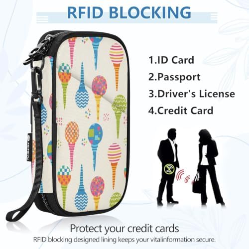 Golf Ball Tee Passport Holder Wallet RFID Blocking - Image 5