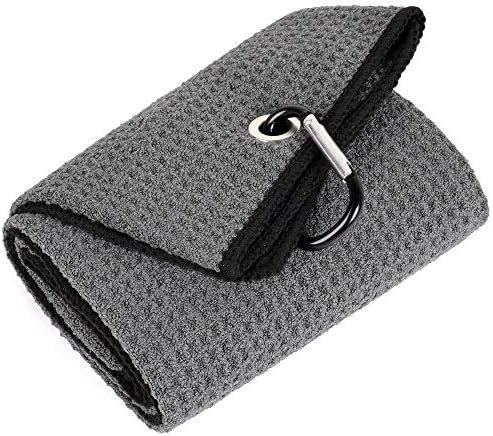 Mile High Life Tri-fold Golf Towel | 16" X 24" | Premium Microfiber Fabric | by MileHighLife