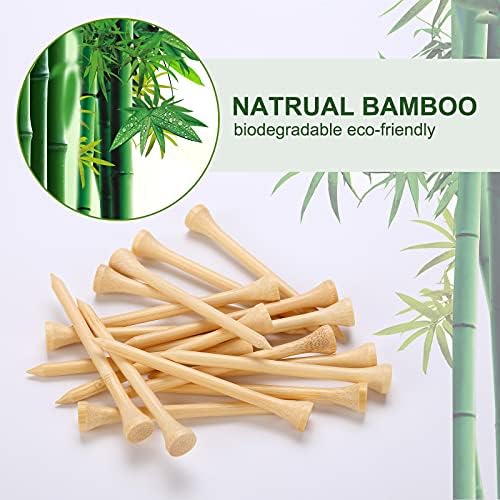 Golf Tees Durable Bamboo Tees 100Pcs 100Pcs 3-1/4" Friendly Biodegradable - Image 4