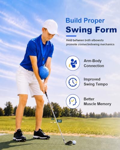Golf Training Ball Between Arms, The Connector Golf Training Aids - Image 2