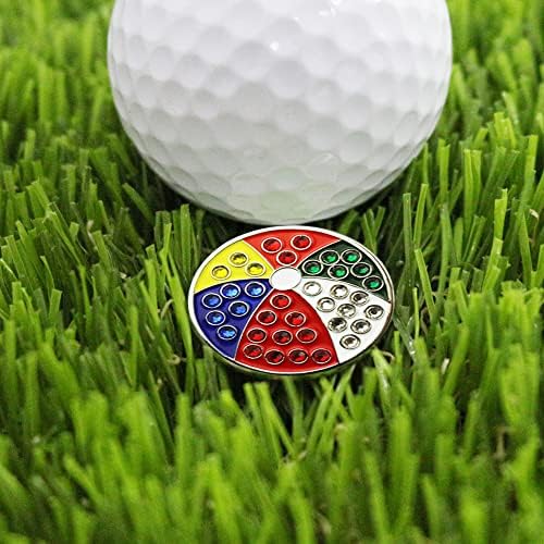 Lot of 10 Golf Ball Markers Assorted Patterns - Image 2
