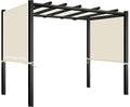 Pergola Shade Cover Replacement, 17 x 6.8 Ft, Adjustable Sliding Design by TNGAN