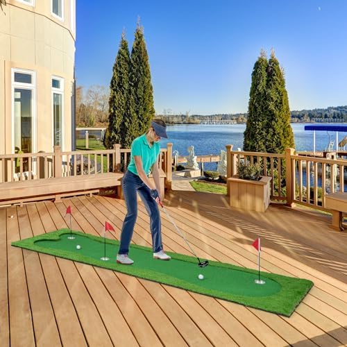 ULTIMATE 10FT Golf Putting Green, Golf Training Mat - Image 5