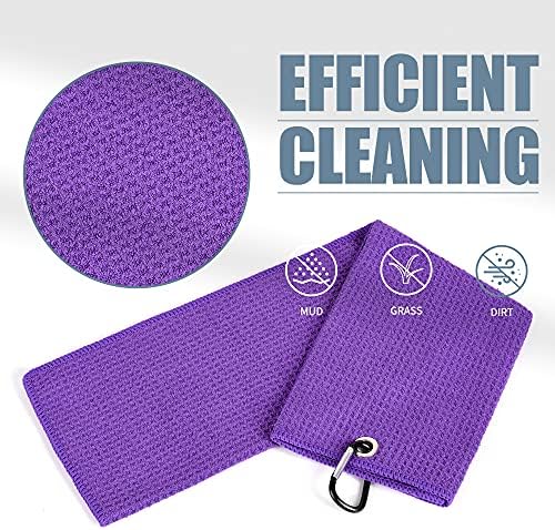 Mile High Life Tri-fold Golf Towel | 16" X 24" | Premium Microfiber Fabric | - Image 3