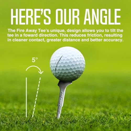 FIRE AWAY 4-Prong Unbreakable Nylon Plastic Golf Tees 3-1/4 Inch - Image 2