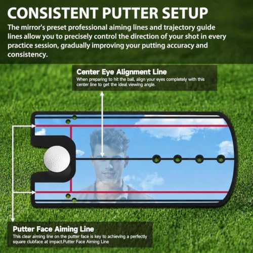 Golf Putting Mirror Training Aid - Image 5