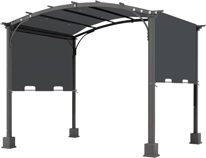 85x208 in Pergola Shade Cover for L-PG080PST Pergola | Cover Only, Light Gray by Bringingjoytoyourhomelife