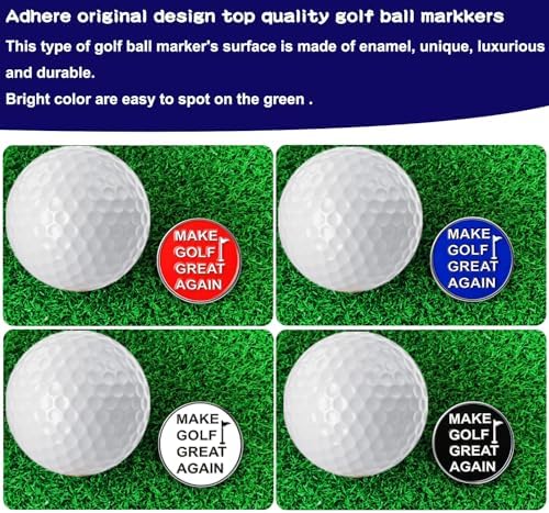 Adhere Golf Ball Markers with Strong Magnetic Hat Clip - Image 4