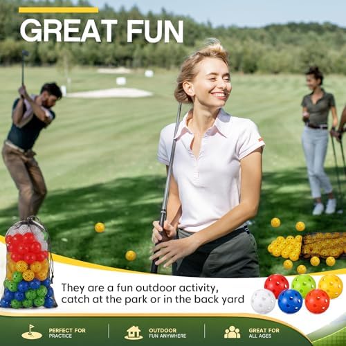 300 Pcs Plastic Practice Golf Ball 42mm PU Foam Balls - Image 4