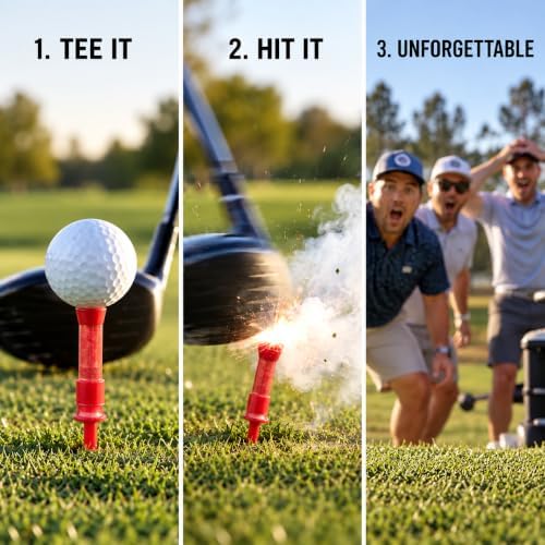TNTees Loud Bang Novelty Golf Tees - Image 2