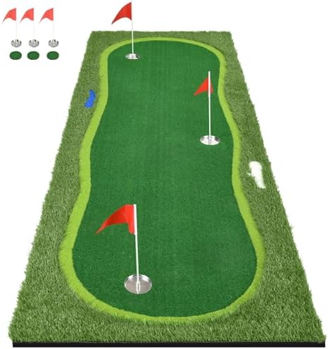 Golf Putting Green, Large Practice Putting Mat by Sturdum