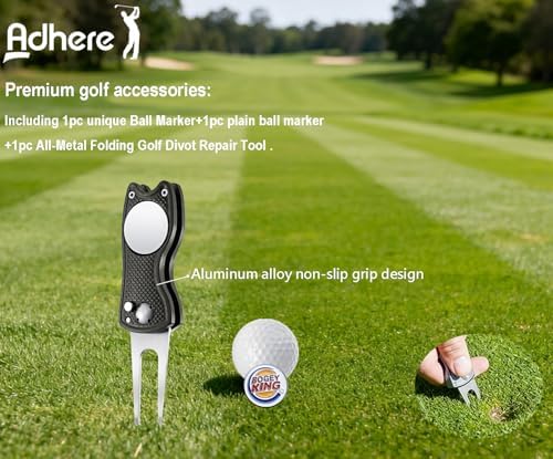 Adhere Golf Ball Markers & Divot Tools Personlized Enamel Ball Markers - Image 5