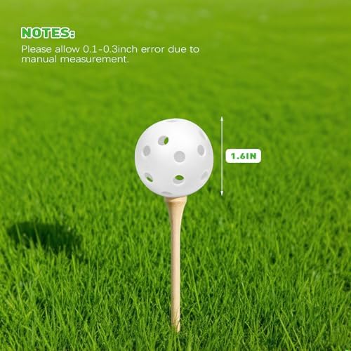 Plastic Golf Balls Practice Limited Flight Golf Training Ball Hollow Swing - Image 2