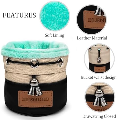 Golf Valuables Pouch, Bucket Waist Design Golf Pouch Bag - Image 2